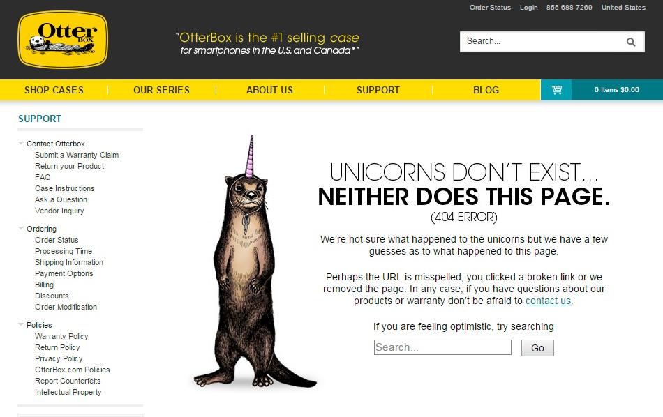 otterbox.com - сторінка 404