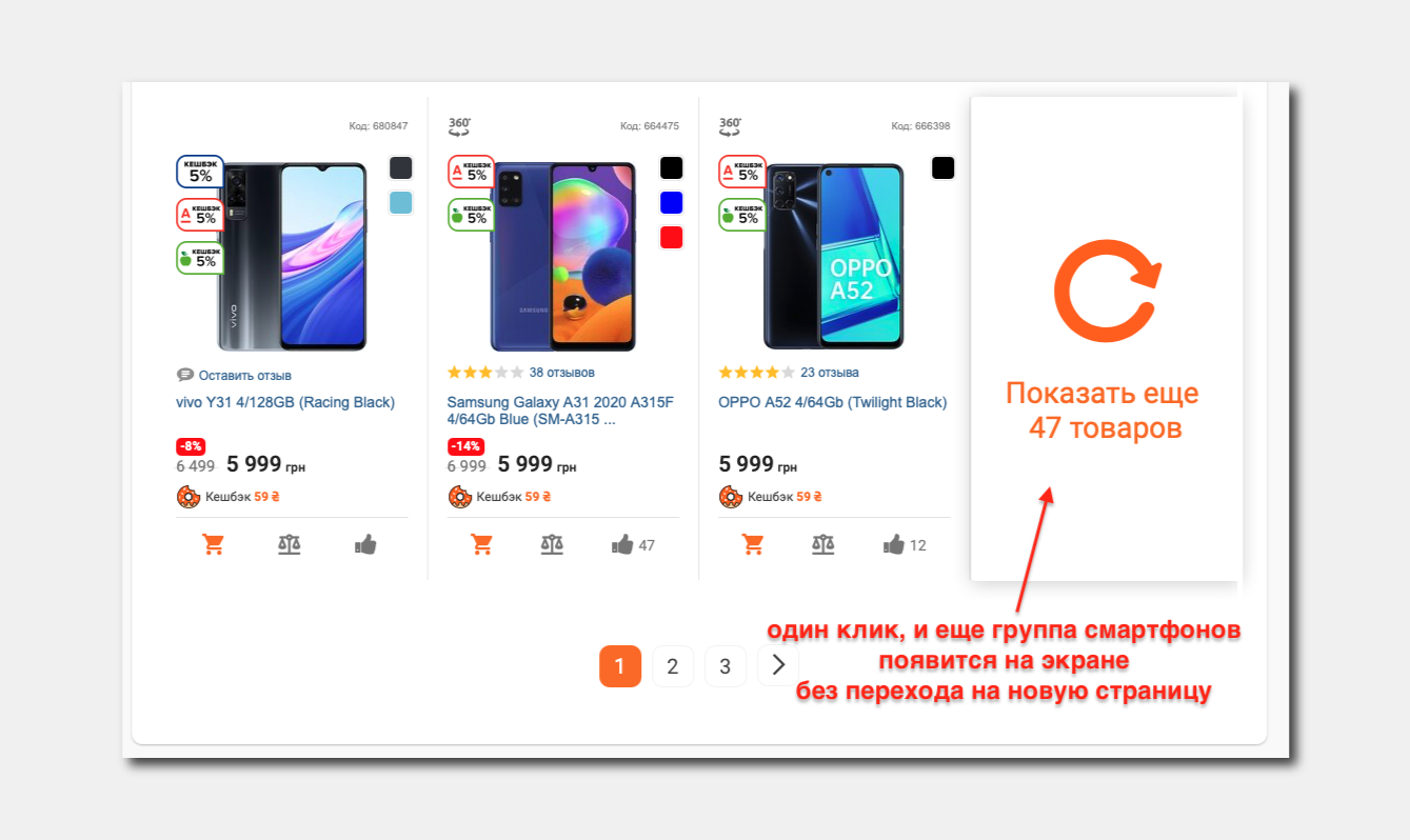 бесконечная прокрутка