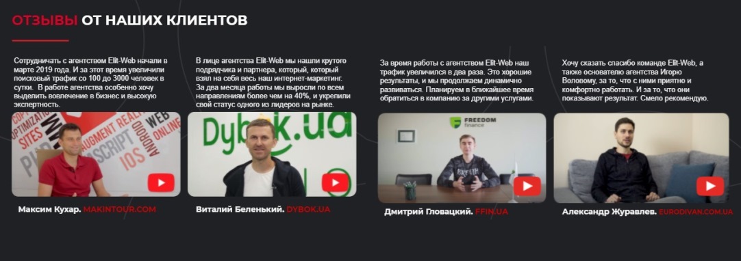 Реальные отзывы клиентов на сайте и на внешних площадках