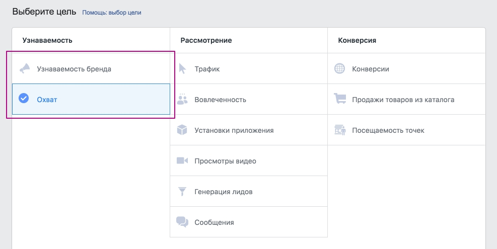 Настройка рекламных кампаний разных типов