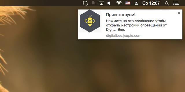 Push-уведомления в браузере