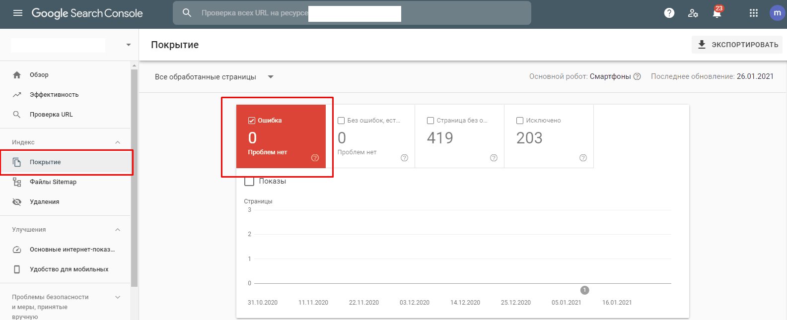 Как проверить битые ссылки в Google Search Console